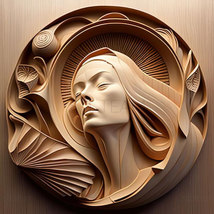 3D model Joseph Stella American artist (STL)